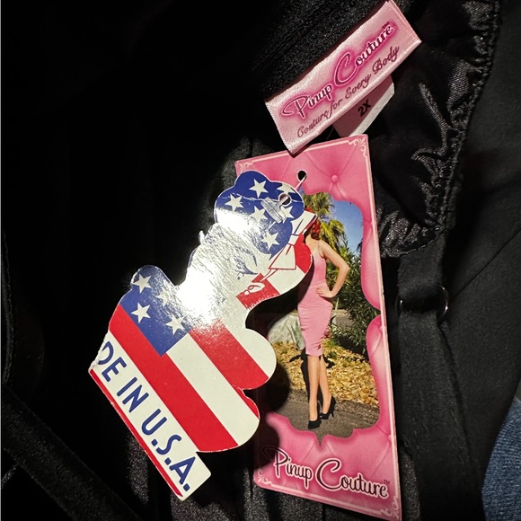 NWT Pinup Couture Black Swing Dress - Picture 3 of 3